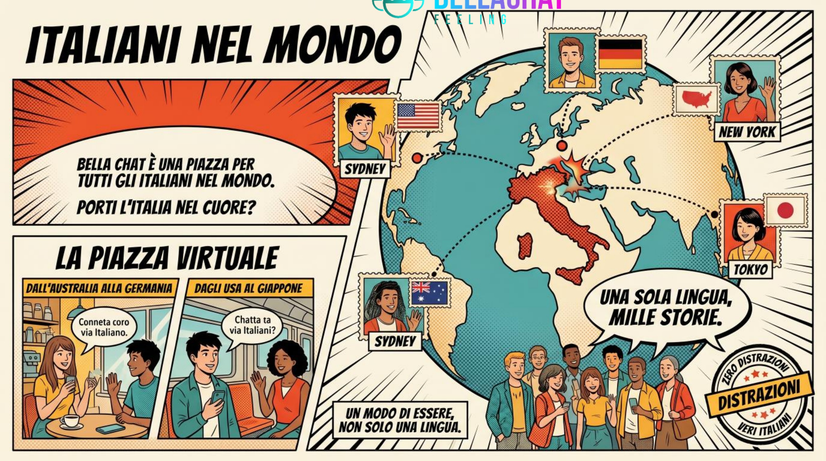 Italiani nel mondo: una piazza per tutti